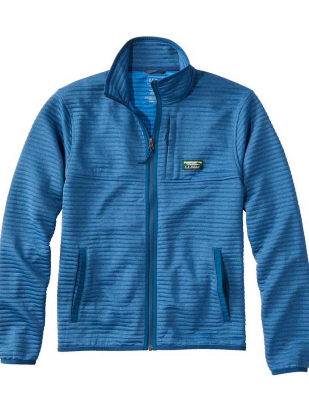 L.L. Bean Blue Men’s' Full-Zip Fleece sweater